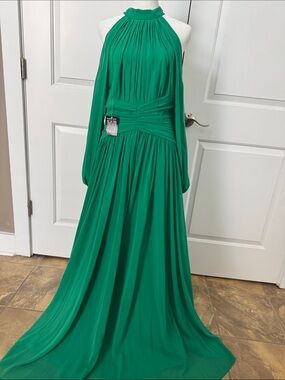 zac posen emerald green dress Zac Posen Pre-Fall 2017 Fashion Show
